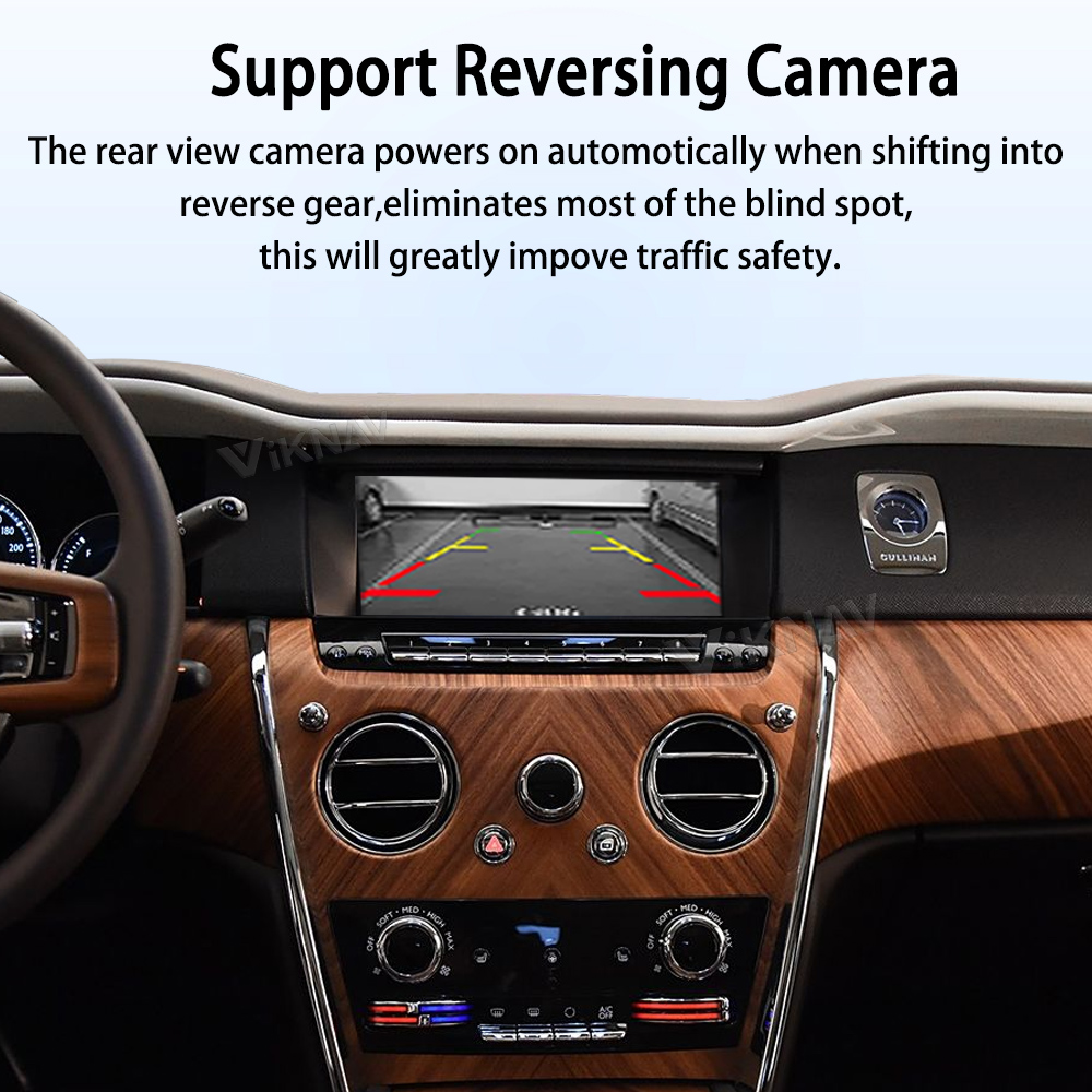 Viknav Linux System Decoder Box for Rolls-Royce Cullinan 2015 Dawn 2016-2018 Upgrade Interface Wireless Carplay Android Auto Decoding Box Autolink Airplay