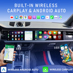 VIKNAV Dual 12.3 Inch Android Car Radio for Porsche Macan 2018 2019 2020 2021 2022 2023 2024 Auto Stereo Screen Upgrade Wireless Carplay GPS Navigation Multimedia Player Head Unit