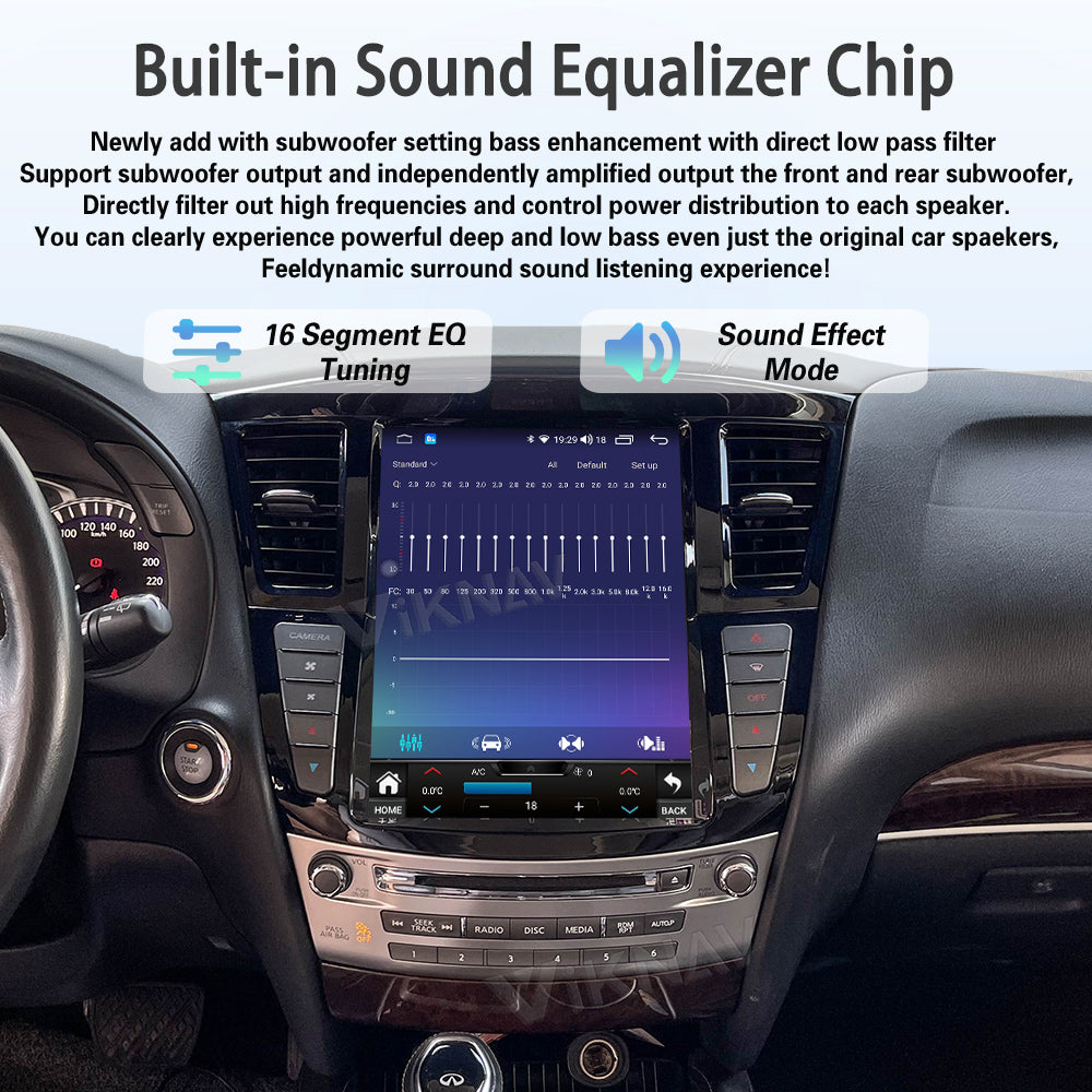 Viknav 12.1 inch Android Car Stereo For Infiniti QX60 JX35 2011-2020 Wireless CarPlay & Android Auto GPS Navigation Head Unit