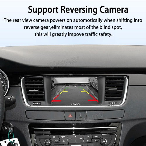Viknav Car Decoder Box Linux Interface for Peugeot 208 308 408 508 2008 2014-2016 Upgrade interface Wireless Android Auto Apple CarPlay