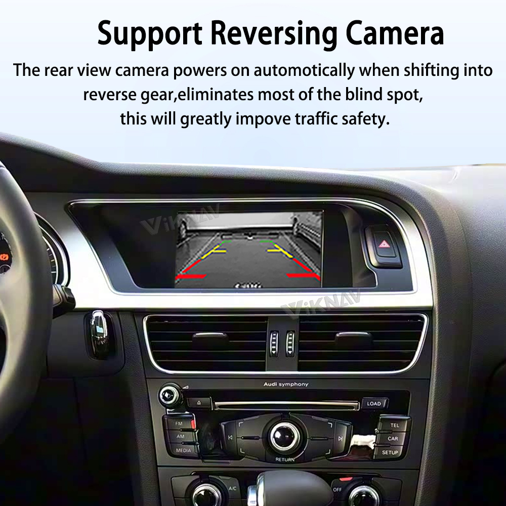 Viknav Linux System Decoder Box for AUDI A4 A5 Q5 2008-2018 Upgrade Interface Wireless Carplay Android Auto Decoding Box Autolink Airplay