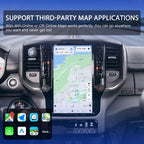 VIKNAV 12.3 Inch Android Car Radio For Dodge Ram 2019-2024 Auto Stereo Screen Upgrade
