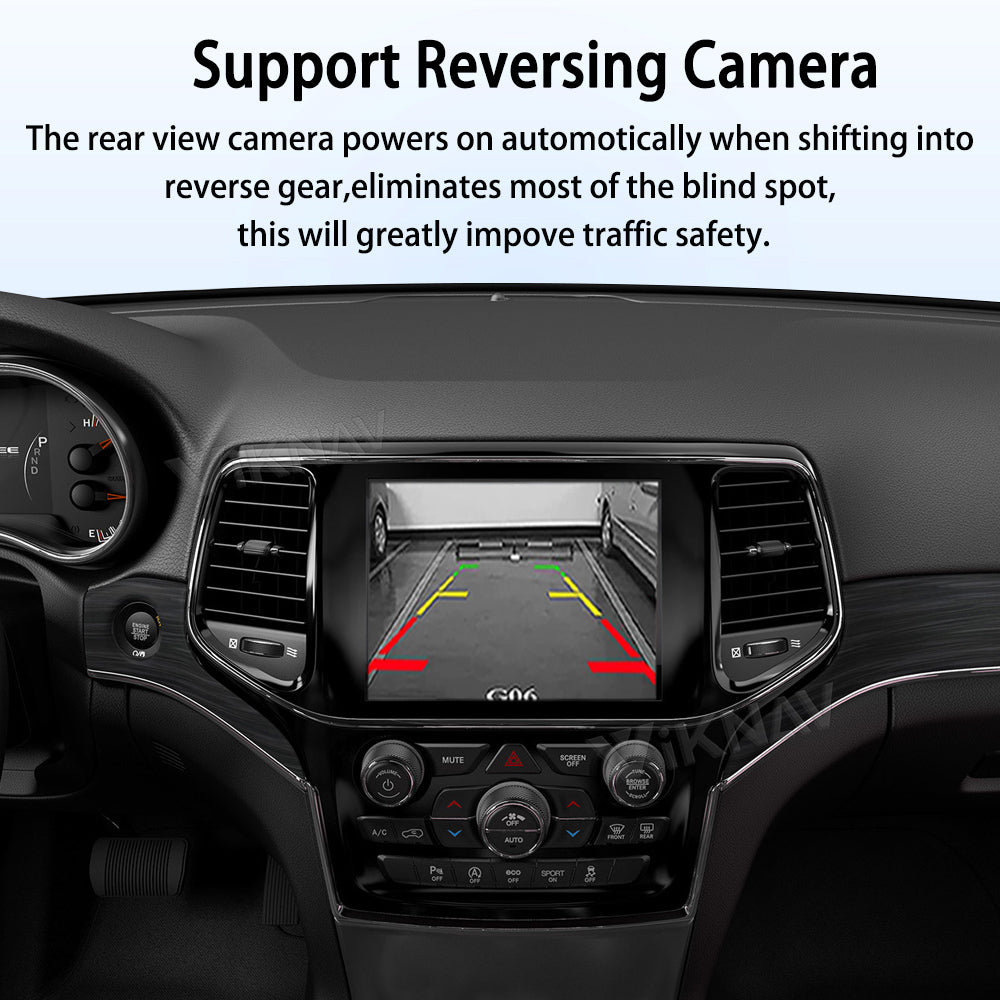 Viknav Linux System Wireless Carplay Android Auto Decoder Box for Jeep Grand Cherokee 2014-2019 Upgrade Interface Autolink Airplay Decoding Box
