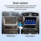VIKNAV Wireless CarPlay Android Auto Decoder Linux Interface Box Upgrade for Lexus IS 2005 -2019