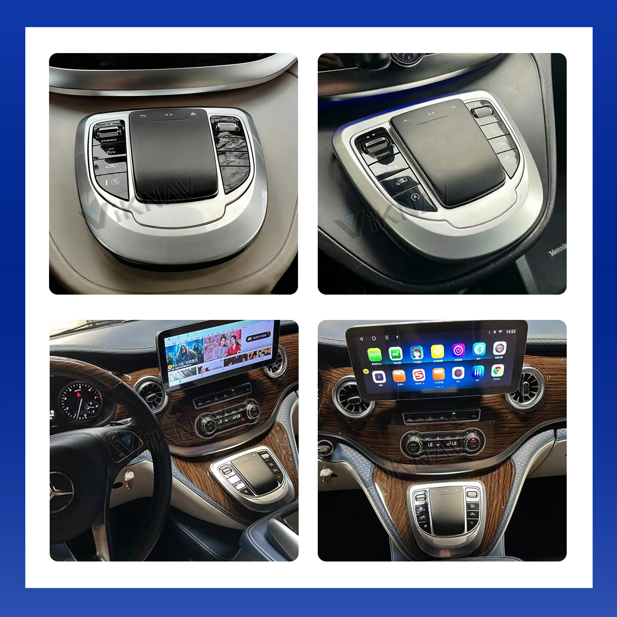 Touchpad Control Panel Mouse For Mercedes Benz C-Class 2015-2018 E G Class 2016-2018 GLC Handwriting Car Center Console