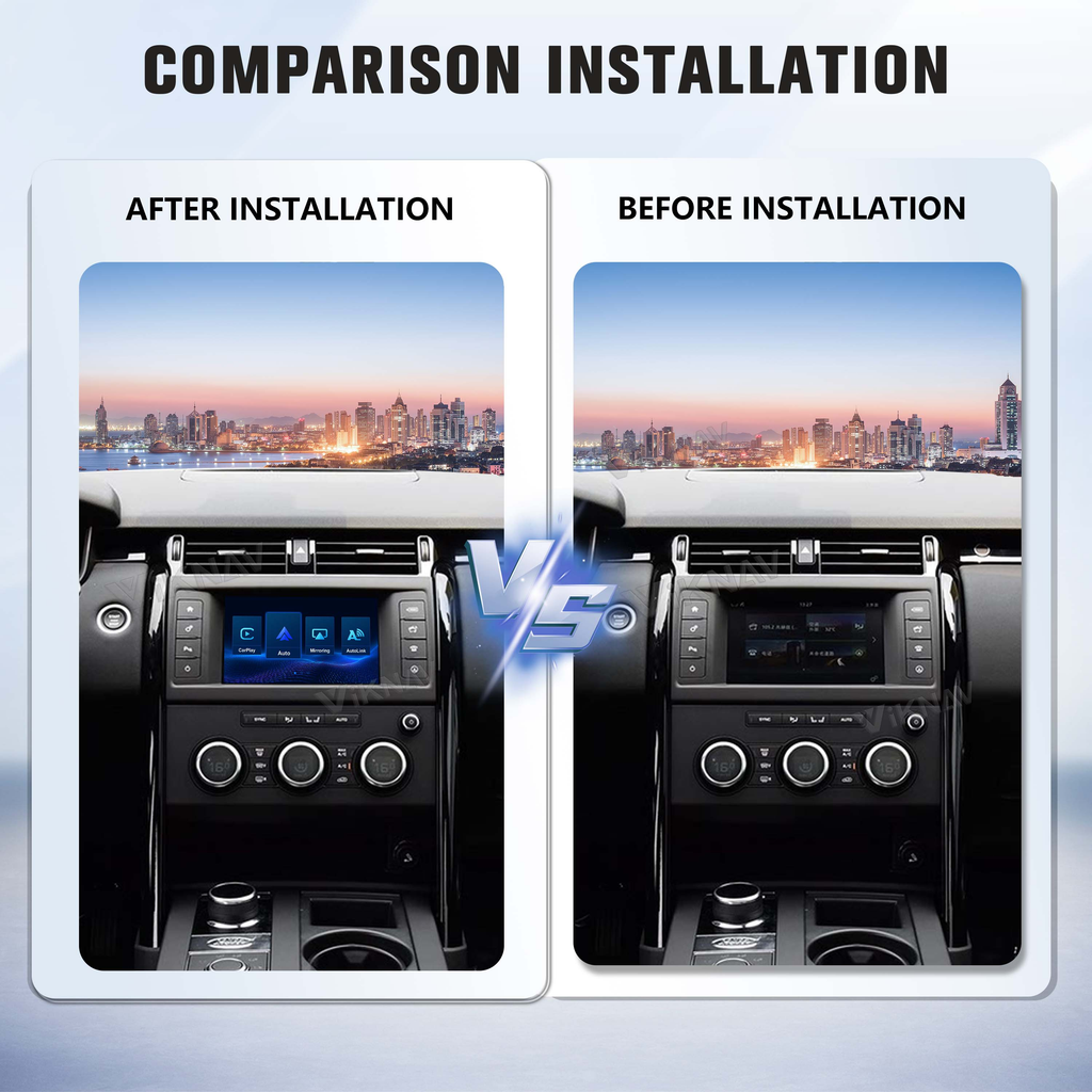 Viknav Linux System Decoder Box For Land Rover Discovery 5 L462 2017 OEM Harman System Upgrade Interface Wireless Carplay Android Auto Decoder Box Autolink Airplay