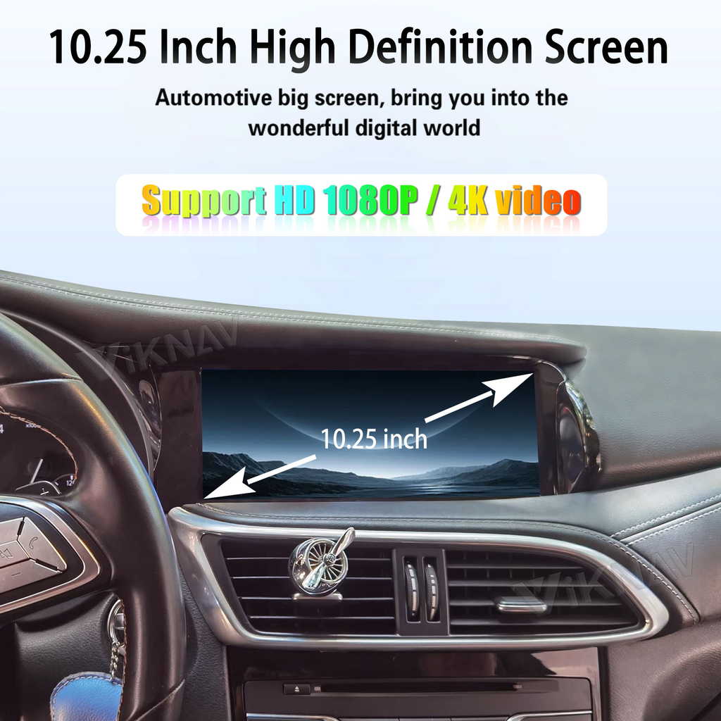 Viknav Android 10.25 inch Car Stereo For Infiniti QX30/Q30 2013-2018 Wireless CarPlay & Android Auto GPS Navigation Head Unit