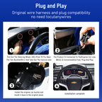 Viknav 12.1 Inch Digital Cluster Dashboard For Chevrolet Camaro 2010 2011 2012 2013 2014 2015 LCD Digital Instrument Full Screen Upgrade Speedometer Panel Gauges Replacement Cockpit