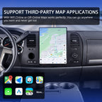VIKNAV 13.8 Inch Car Radio For GMC SIERRA Chevrolet Silverado 2007-2012 GPS Navigation Upgrade Android Auto Stereo Screen Wireless Carplay