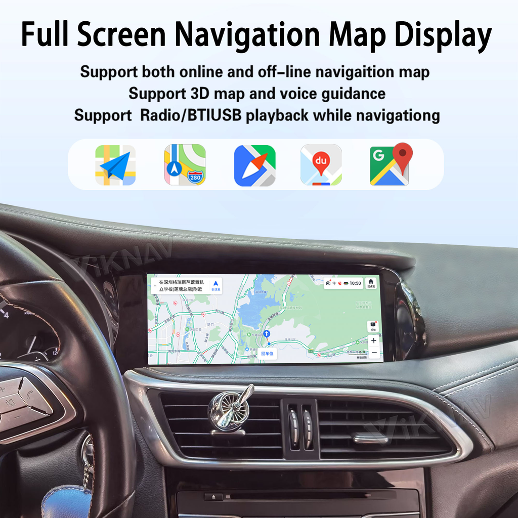 Viknav Android 10.25 inch Car Stereo For Infiniti QX30/Q30 2013-2018 Wireless CarPlay & Android Auto GPS Navigation Head Unit