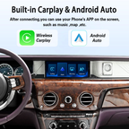 Viknav Linux System Decoder Box for Rolls-Royce Phantom 2017-2018 Upgrade Interface Wireless Carplay Android Auto Decoding Box Autolink Airplay