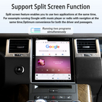 Viknav Android Radio AC Panel For Land Rover Range Sport L320 2009-2013 Wireless Carplay Android Auto Radio Touch Screen GPS Navigation Multimedia Player Air Conditioning Control