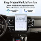 Viknav Android 13.6 Inch Car Radio For Toyota Tacoma 2016-2023 Wireless Carplay Android Auto Multimedia player GPS Navigation Auto StereoTouch Screen