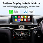 VIKNAV Wireless CarPlay Android Auto Decoder Linux Interface Box Upgrade for Lexus LX 570 2009-2021