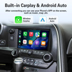 VIKNAV Wireless CarPlay Android Auto Decoder Linux Interface Box Upgrade for Chevrolet Corvette C7 2013-2019