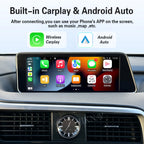 VIKNAV Wireless CarPlay Android Auto Decoder Linux Interface Box Upgrade for Lexus RX 2012–2022