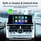 VIKNAV Wireless CarPlay Android Auto Decoder Linux Interface Box Upgrade for Lexus NX 2015–2020
