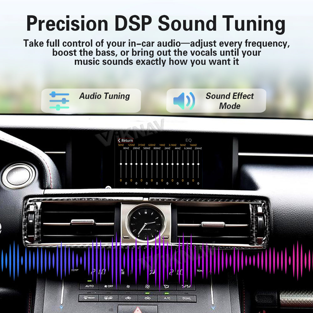 VIKNAV Wireless CarPlay Android Auto Decoder Linux Interface Box Upgrade for Lexus RC 2015–2020