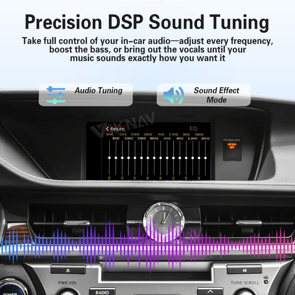 VIKNAV Wireless CarPlay Android Auto Decoder Linux Interface Box Upgrade for Lexus ES 2015–2022