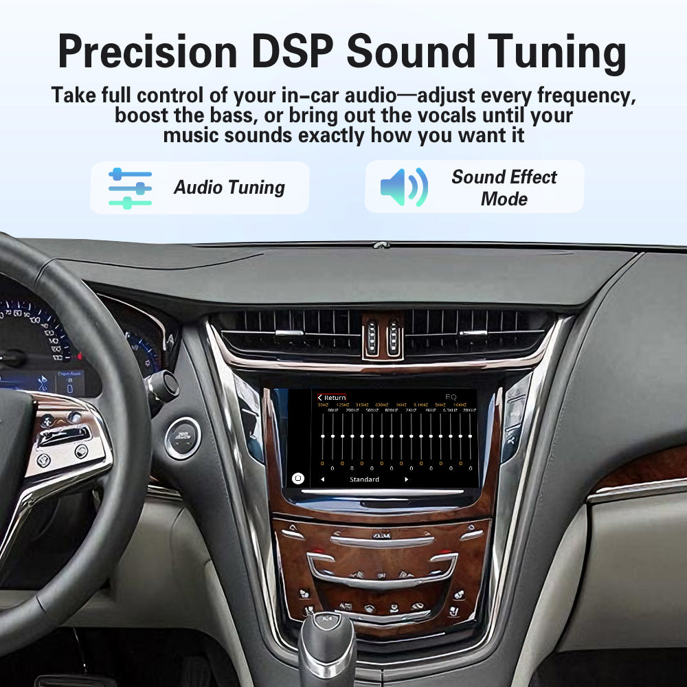Viknav Linux System Decoder Box For Cadillac CTS 2014-2015 OEM Harman System Upgrade Interface Wireless Carplay Android Auto Decoder Box Autolink Airplay