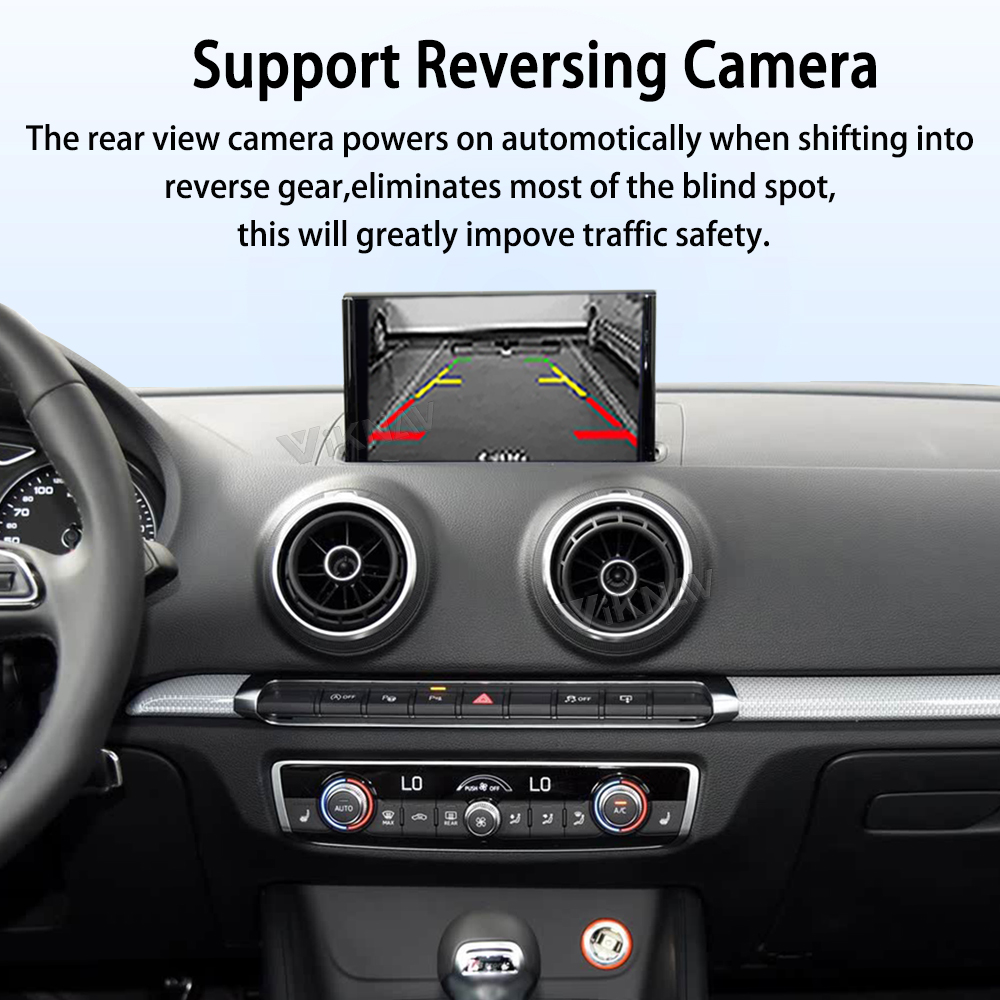 Viknav Linux System Decoder Box for AUDI A3 A4L A5 Q2L Q5L Q7 2014-2021 Upgrade Interface Wireless Carplay Android Auto Decoding Box Autolink Airplay