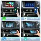 Viknav Linux System Decoder Box for AUDI Q3 Q5 Q7 2010-2018 Upgrade Interface Wireless Carplay Android Auto Decoding Box Autolink Airplay