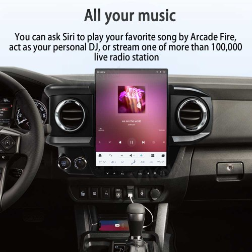 Viknav Android 13.6 Inch Car Radio For Toyota Tacoma 2016-2023 Wireless Carplay Android Auto Multimedia player GPS Navigation Auto StereoTouch Screen