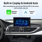 Viknav Linux System Decoder Box for AUDI A1 A4 A5 A6 A7 2009-2018 Upgrade Interface Wireless Carplay Android Auto Decoding Box Autolink Airplay