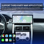 VIKNAV 12.3 Inch Android Car Radio AC panel For Land Rover Discovery Sport L550 2015-2019 Auto Stereo Screen Upgrade Wireless Carplay GPS Navigation Multimedia Player