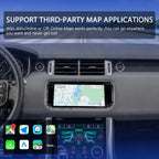 VIKNAV 10.25 Inch Android Car Radio AC panel for Land Rover Range Rover Sport L494 2013-2017 Auto Stereo Screen Upgrade Wireless Carplay GPS Navigation Multimedia Player