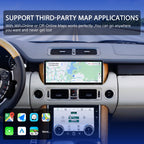 VIKNAV 12.3 Inch Android Car Radio And AC Panel For Land Rover Range Rover V8 L322 2002-2012 Auto Stereo Screen Upgrade