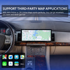 VIKNAV 12.3 Inch Android Car Radio For Jaguar XF 2009-2015 Auto Stereo Screen Upgrade Wireless Carplay GPS Navigation Multimedia Player
