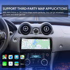 VIKNAV 10.25 Inch Android Car Radio AC panel for Jaguar XJ XJL XJR 2010-2019 Auto Stereo Screen Upgrade Wireless Carplay GPS Navigation Multimedia Player