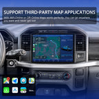 VIKNAV 12.7 Inch Android Car Radio For Ford F150 Raptor 2021-2026 Auto Stereo Screen Upgrade