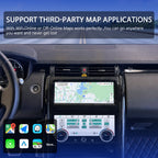 VIKNAV 10.25 Inch Android Car Radio And AC panel for Land Rover Range Rover Discovery 5 2017-2020 Auto Stereo Screen Upgrade Wireless Carplay GPS Navigation Multimedia Player