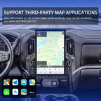 VIKNAV 17.2 Inch Android 14 Car Radio For Chevrolet Silverado GMC SIERRA 1500 2019-2025 Wireless Carplay Auto Stereo Screen Upgrade