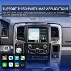 VIKNAV Wireless CarPlay Android Auto Decoder Linux Interface Box Upgrade for Dodge Ram 2013-2018