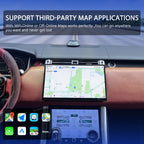 VIKNAV 13.3 Inch Android Car Radio and AC panel for Land Rover Range Rover Sport L494 2013-2017 Auto Stereo Screen Upgrade Wireless Carplay GPS Navigation Multimedia Player