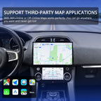 VIKNAV 13 Inch Android Car Radio AC Panel For Jaguar XE XEL XF F-PACE 2016-2019 Auto Stereo Screen Upgrade Wireless Carplay GPS Navigation Multimedia Player