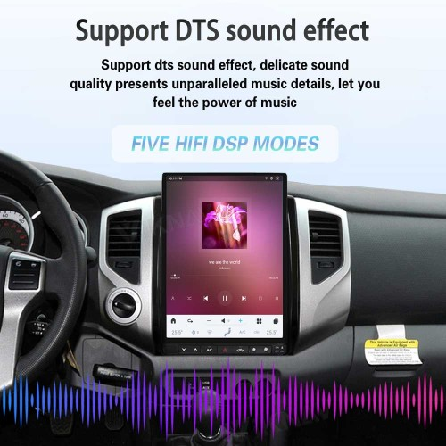 Viknav 13 inch Android Screen Car Radio For Toyota Tacoma 2005-2015 Wireless Carplay Android Auto Multimedia player GPS Navigation Auto StereoTouch Screen