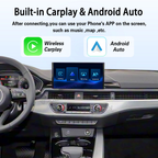 Viknav Linux System Decoder Box for AUDI A3 A4 A5 Q3 Q5 2019-2023 Upgrade Interface Wireless Carplay Android Auto Decoding Box Autolink Airplay