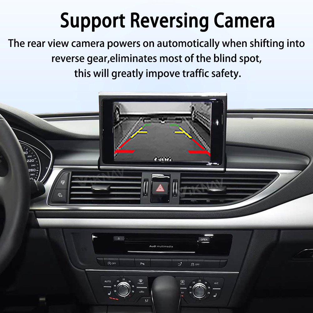 Viknav Linux System Decoder Box for AUDI A1 A4 A5 A6 A7 2009-2018 Upgrade Interface Wireless Carplay Android Auto Decoding Box Autolink Airplay