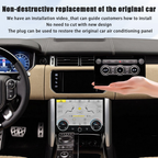 Viknav LCD 10.4 Inch AC Panel Touch Screen For Land Rover Range Rover Vogue L405 2013-2017 Air Conditioning Switch Climate Control Dashboard