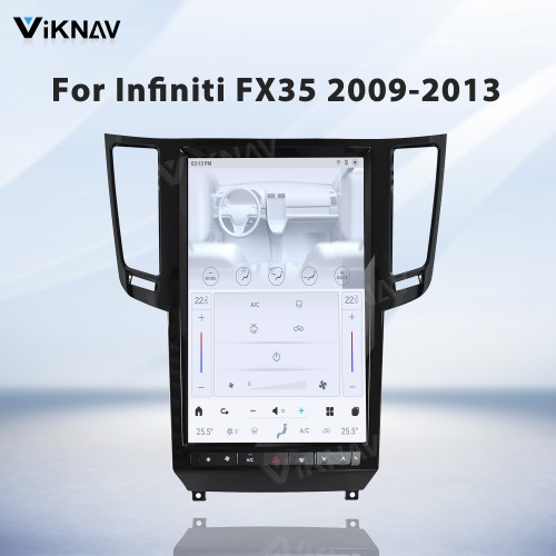Viknav 13.6 Inch Car Radio For Infiniti FX35 2009-2013 Multimedia Player GPS Carplay 4G WIFI Head Unit Stereo Receiver