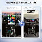 Viknav Android 13.6 Inch Car Radio For Toyota Tacoma 2016-2023 Wireless Carplay Android Auto Multimedia player GPS Navigation Auto StereoTouch Screen