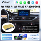 Viknav Linux System Decoder Box for AUDI A1 A4 A5 A6 A7 2009-2018 Upgrade Interface Wireless Carplay Android Auto Decoding Box Autolink Airplay