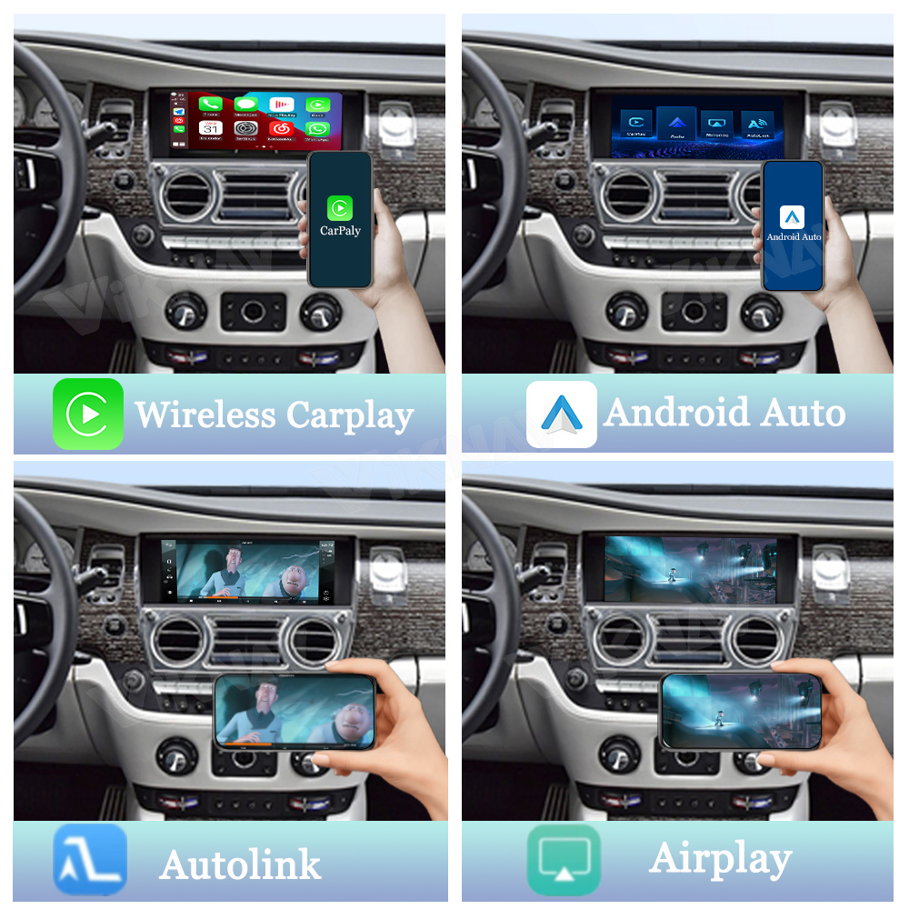 Viknav Linux System Decoder Box for Rolls-Royce Ghost 2010-2018 Upgrade Interface Wireless Carplay Android Auto Decoding Box Autolink Airplay