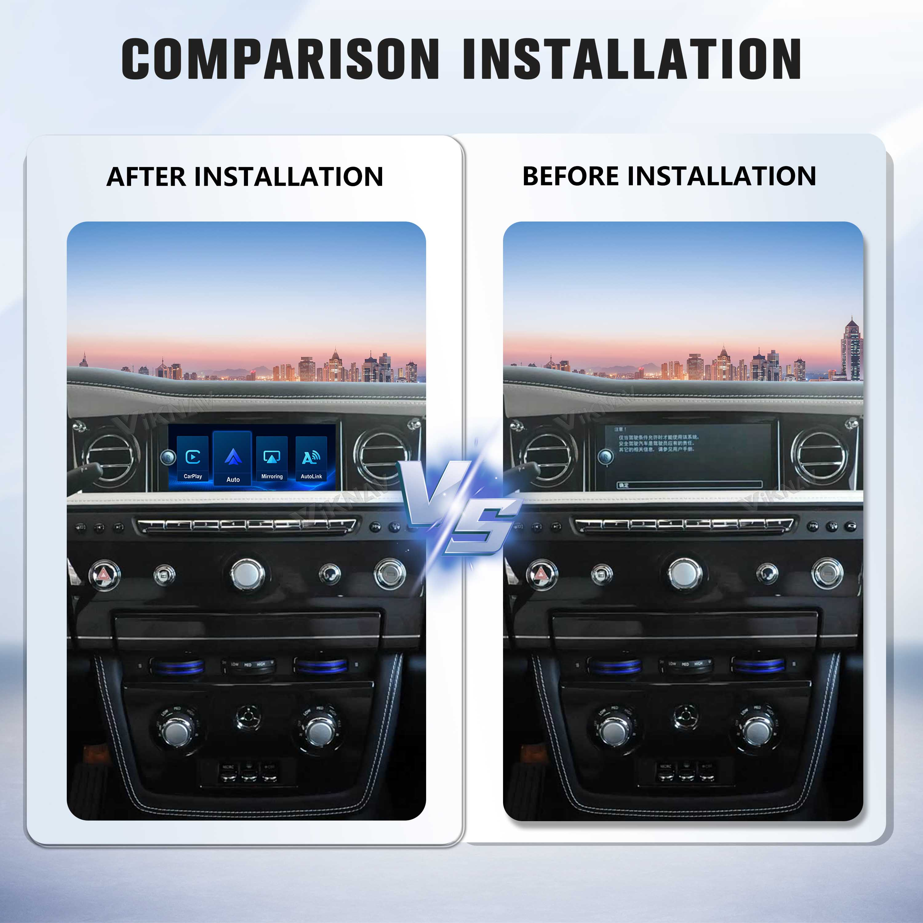Viknav Linux System Decoder Box for Rolls-Royce Phantom 2013-2016 Upgrade Interface Wireless Carplay Android Auto Decoding Box Autolink Airplay