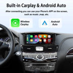 Viknav Android 10.25 inch Car Stereo For Infiniti Q70L/M25/M35/2013-2017 Wireless CarPlay & Android Auto GPS Navigation Head Unit