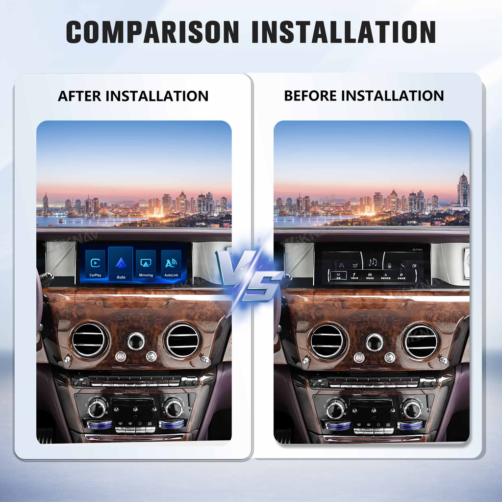 Viknav Linux System Decoder Box for Rolls-Royce Phantom 2017-2018 Upgrade Interface Wireless Carplay Android Auto Decoding Box Autolink Airplay